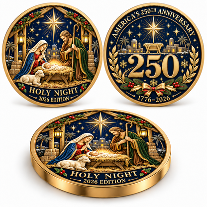 2026 Christmas Stories Commemorative Coin Collection – 7 Festive Designs Celebrating the 250th Anniversary