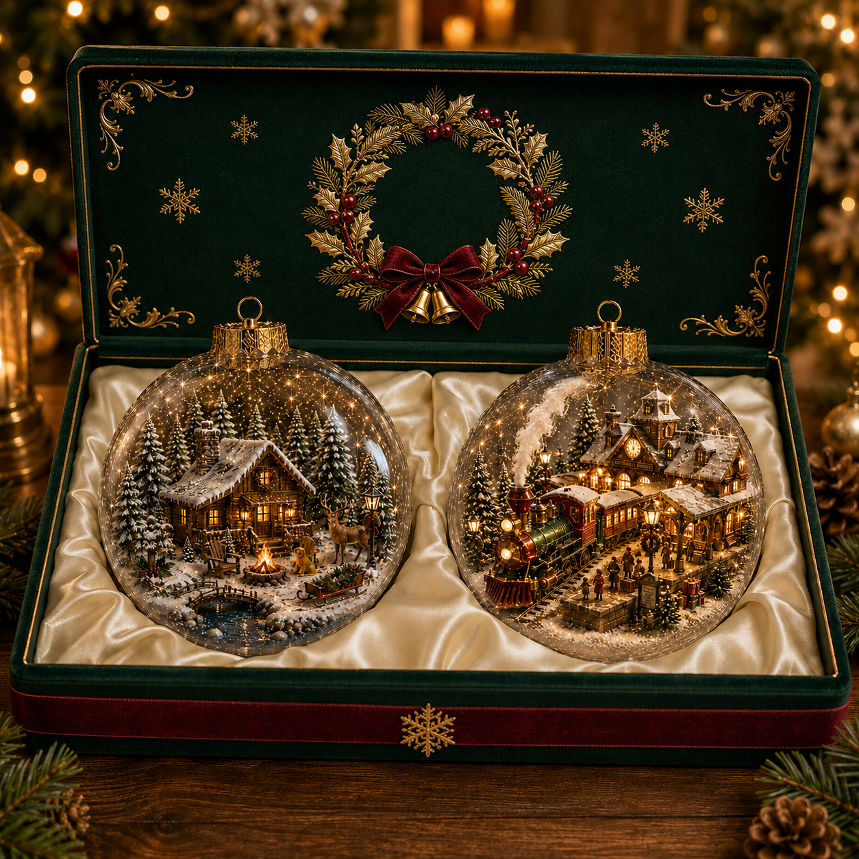 🔥LAST DAY 50% OFF✨Christmas landscape decorations
