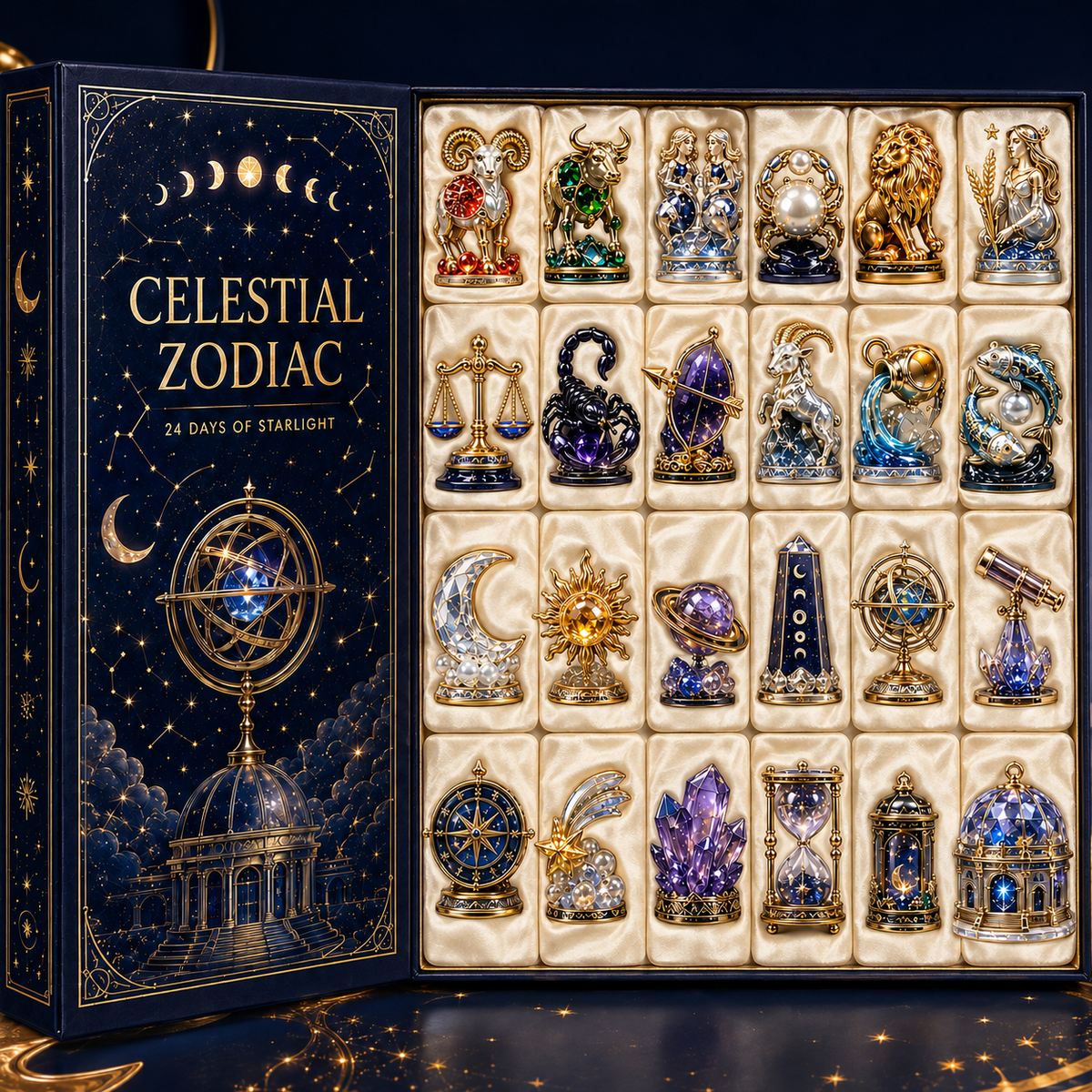 Celestial Zodiac 24-Day Christmas Advent Calendar