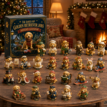 Golden Retriever Jobs Advent Calendar 2026 – 24 Days of Adorable Career-Themed Golden Retriever Miniatures & Christmas Surprises