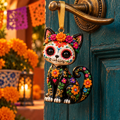 2026 Día de Muertos Ornaments –  Colorful Folk Art & Sugar Skull Keepsake Collection