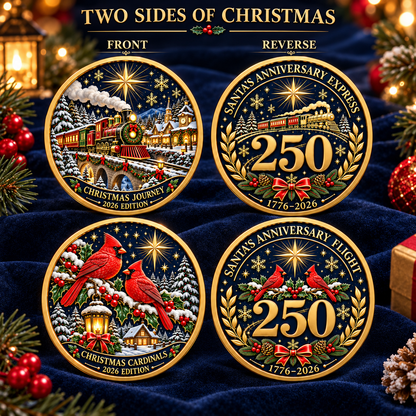 2026 Christmas Stories Commemorative Coin Collection – 7 Festive Designs Celebrating the 250th Anniversary