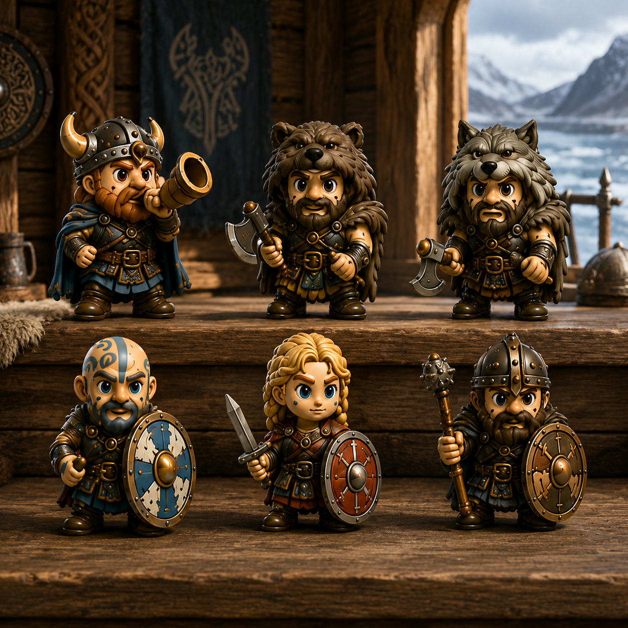 Viking Warriors Advent Calendar 2026 – 24 Collectible Norse Warrior Miniatures