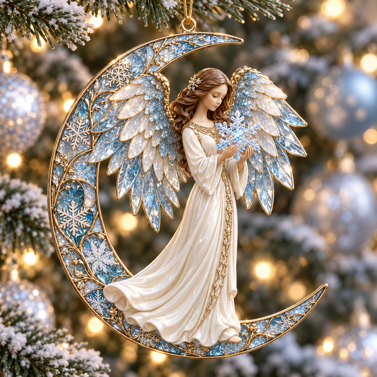 2026 Crescent Moon Angel Christmas Ornaments – 9 Elegant Designs Celebrating Faith, Hope & Heavenly Peace