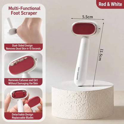 Dual‐Sided Foot Callus Remover, Replaceable Stainless Steel Blade Foot Scraper 🦶 - image 6