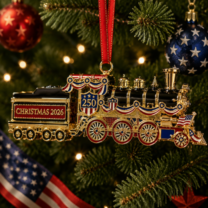 ✨250th Anniversary Edition Christmas Train Ornament