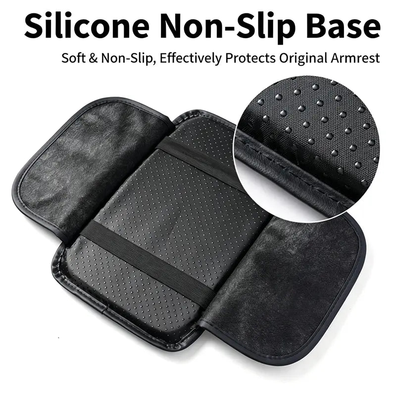 Multifunctional Car Armrest Box Cushion with Built-in Storage Bag 🚙