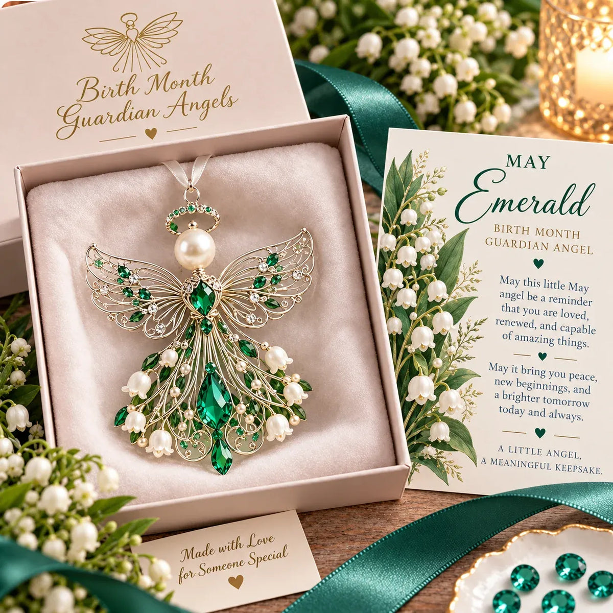 ⏳ Last Day 49% OFF – 👼 Birth Month Guardian Angel | 12 Birthstone-Inspired Keepsakes for Meaningful Gifts ✨ - image 6