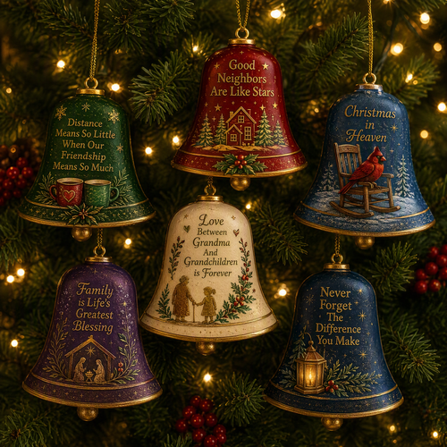 🎅🔔Holiday Bell Ornament Collection – Festive Keepsake Decor - image 1