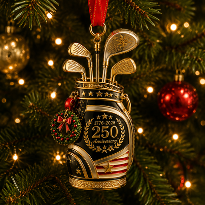✨250th Anniversary Golf Christmas Ornament