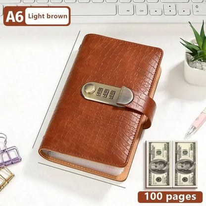 100-Transparent-Pocket Currency Collectors Album, Top-Grade PU Leather, Password Lock💵 - image 14