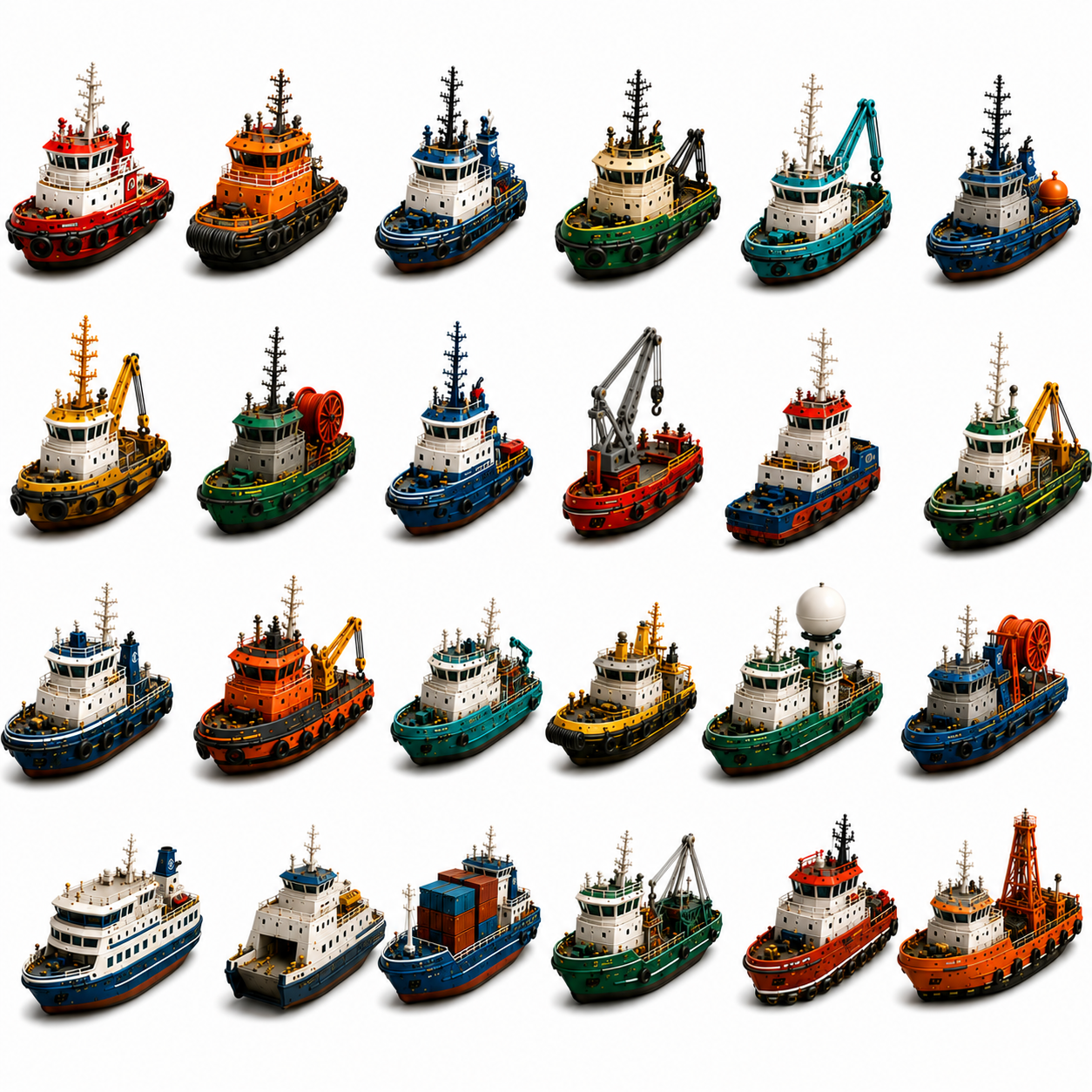 24 Days at the Harbor – 24 Unique Working Vessels 24-Day Countdown Calendar