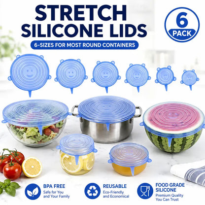 🥣 LIMITED‑TIME 50% OFF! 🫙 Adpartner Silicone Lids for Food Storage (6-Pack) ♻️ - image 20