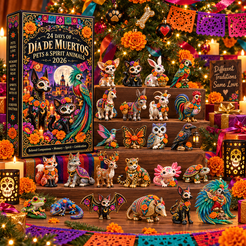 Día de Muertos Pets & Spirit Animals Advent Calendar 2026
