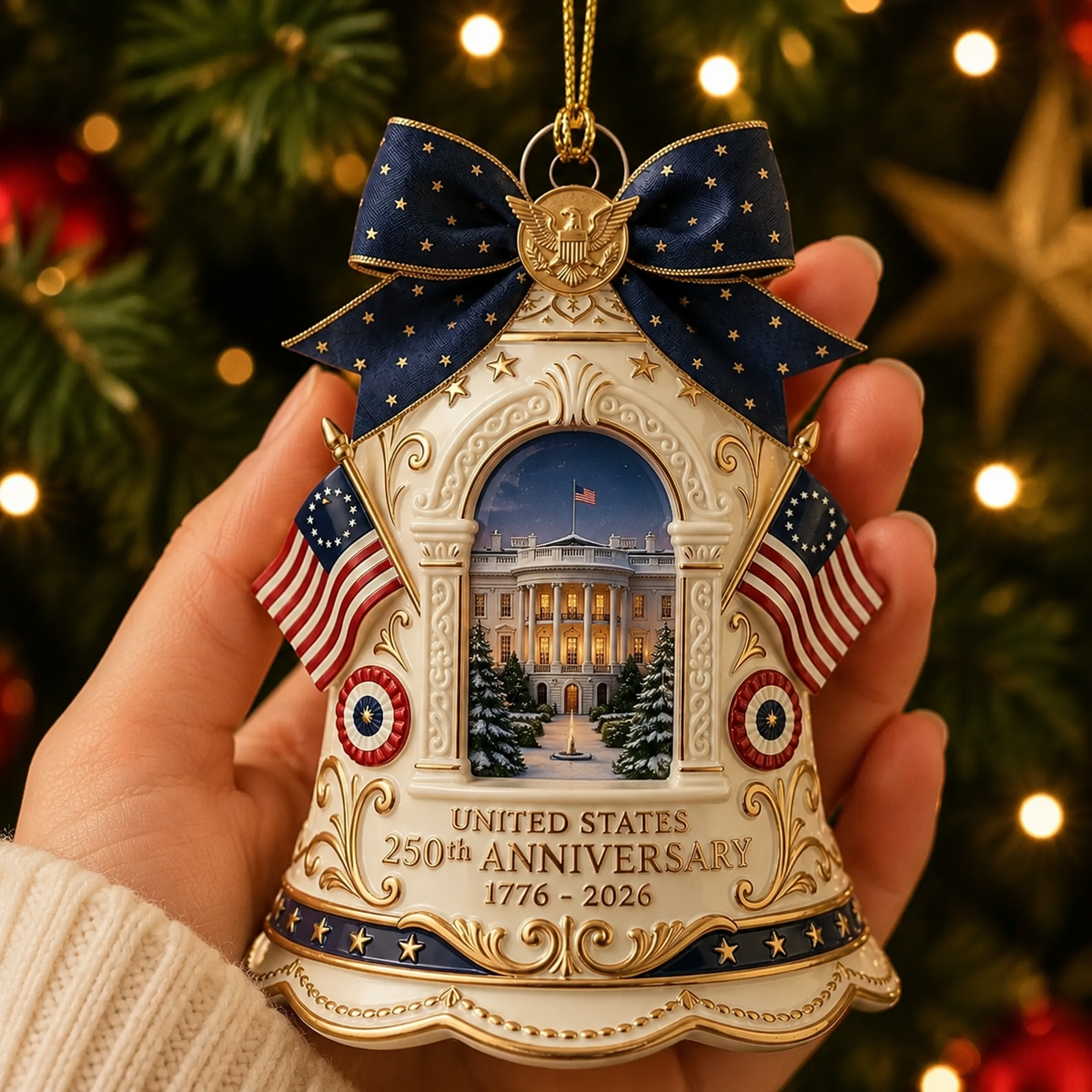 ✨250th Anniversary Limited Edition Bell Christmas Tree Ornament