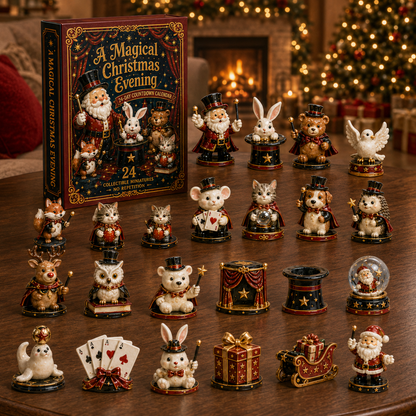 24-Day Magical Christmas Countdown Calendar – 24 Collectible Miniature Figures, A Whimsical Holiday Gift Set for Christmas Lovers & Collectors