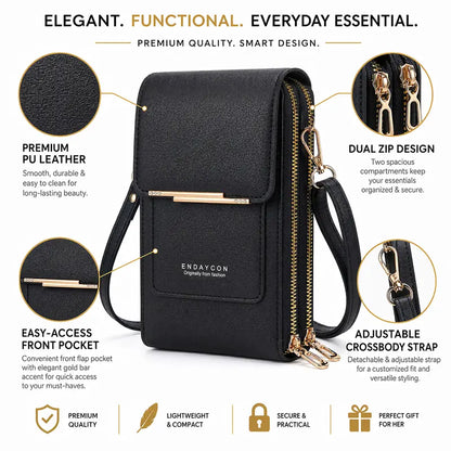 Touchscreen Sensitive Phone Bag with Multiple Colors, Use Phone Without Taking It Out 📱