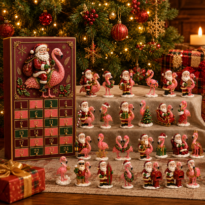 🦩2026 Santa Flamingo Christmas Advent Calendar