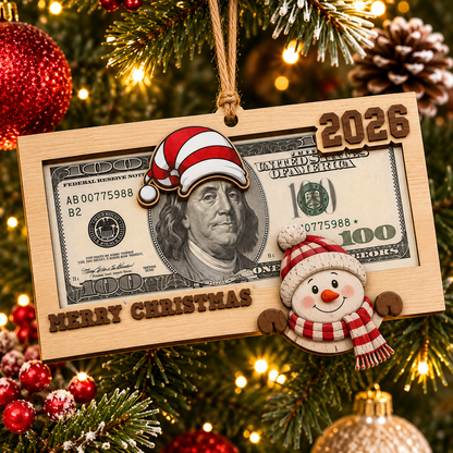 🔥Last 50pcs✨⏰ Limited anniversary edition✨Christmas Cash Holder Ornament