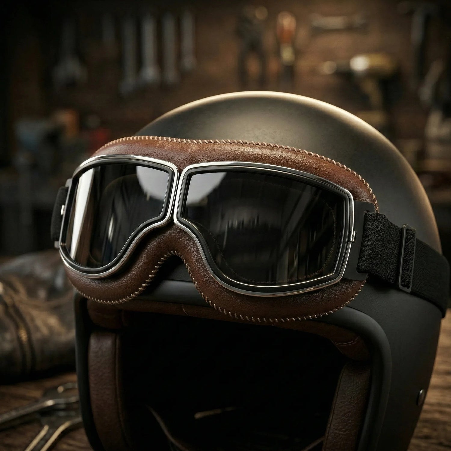 🕶️ OTG Vintage Motorcycle Goggles (Fits Over Glasses) - image 10