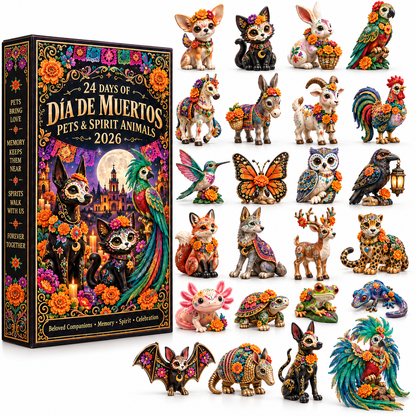 Día de Muertos Pets & Spirit Animals Advent Calendar 2026