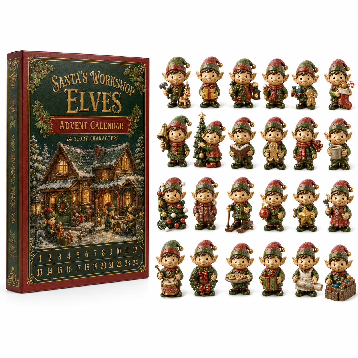 🔥Last 50 pcs✨⏰Last day 50% off🔥✨24-Day Advent Calendar - Christmas Elf