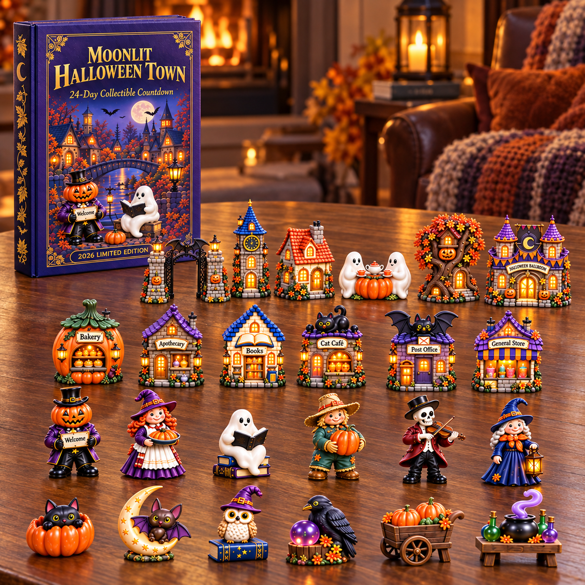 2026 Moonlit Halloween Town Advent Calendar – 24 Unique  Miniature Collectibles in a Deluxe Gift Box