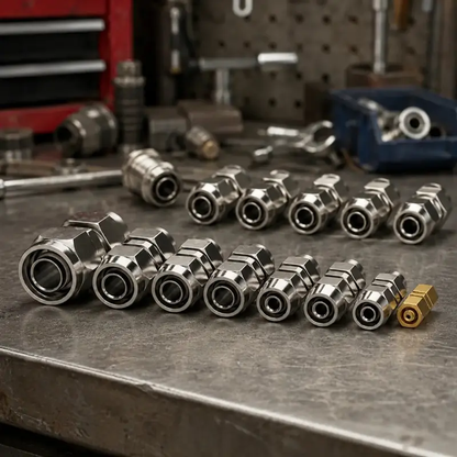 Stainless Steel Compression Tube Fitting Set - image 1