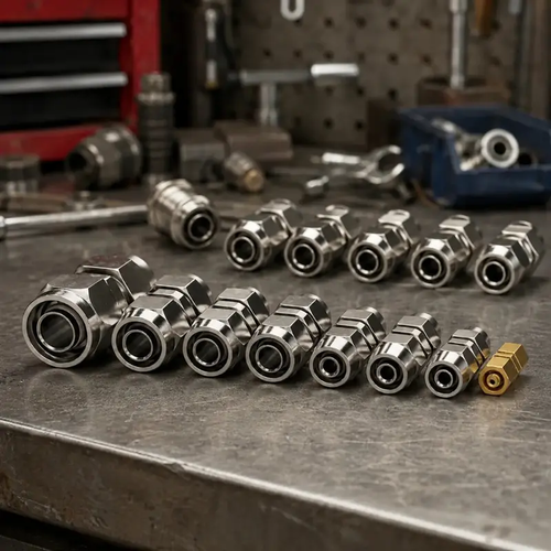 Stainless Steel Compression Tube Fitting Set - image 1