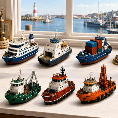 24 Days at the Harbor – 24 Unique Working Vessels 24-Day Countdown Calendar