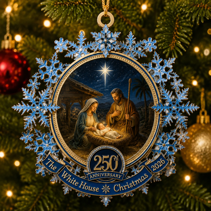 ✨Blue Snowflake Christmas Tree Ornament