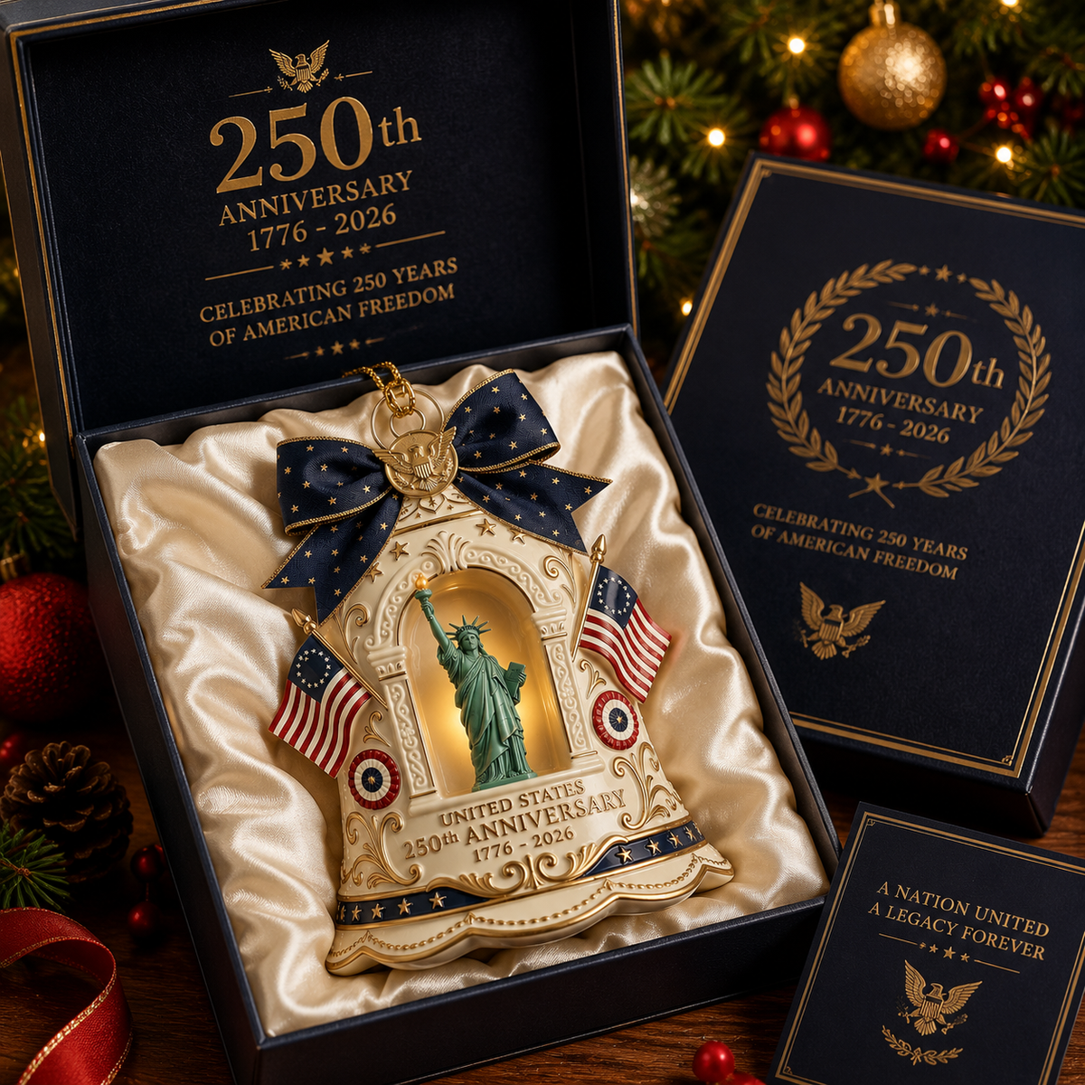 ✨250th Anniversary Limited Edition Bell Christmas Tree Ornament