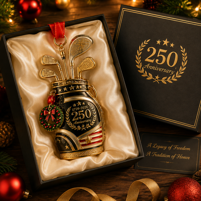 ✨250th Anniversary Golf Christmas Ornament