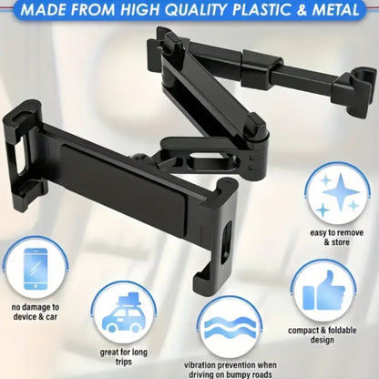 🚗🎁3-in-1 Adjustable Telescopic Arm Car Tablet Mount – Universal Tablet/iPad Holder, Easy-to-Install Hands-Free Mount💎 - image 7