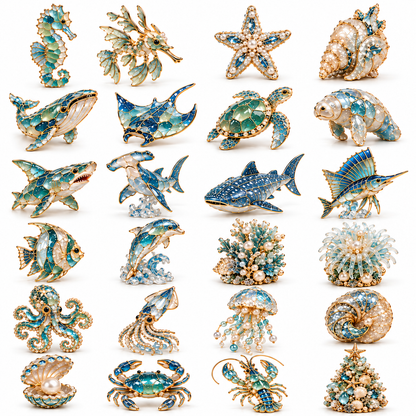 24 Days of Ocean Treasures — Sea Glass Coastal Christmas Advent Calendar 2026