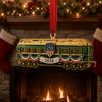 ✨250th Anniversary Edition Gold-and-Green Vintage Tram