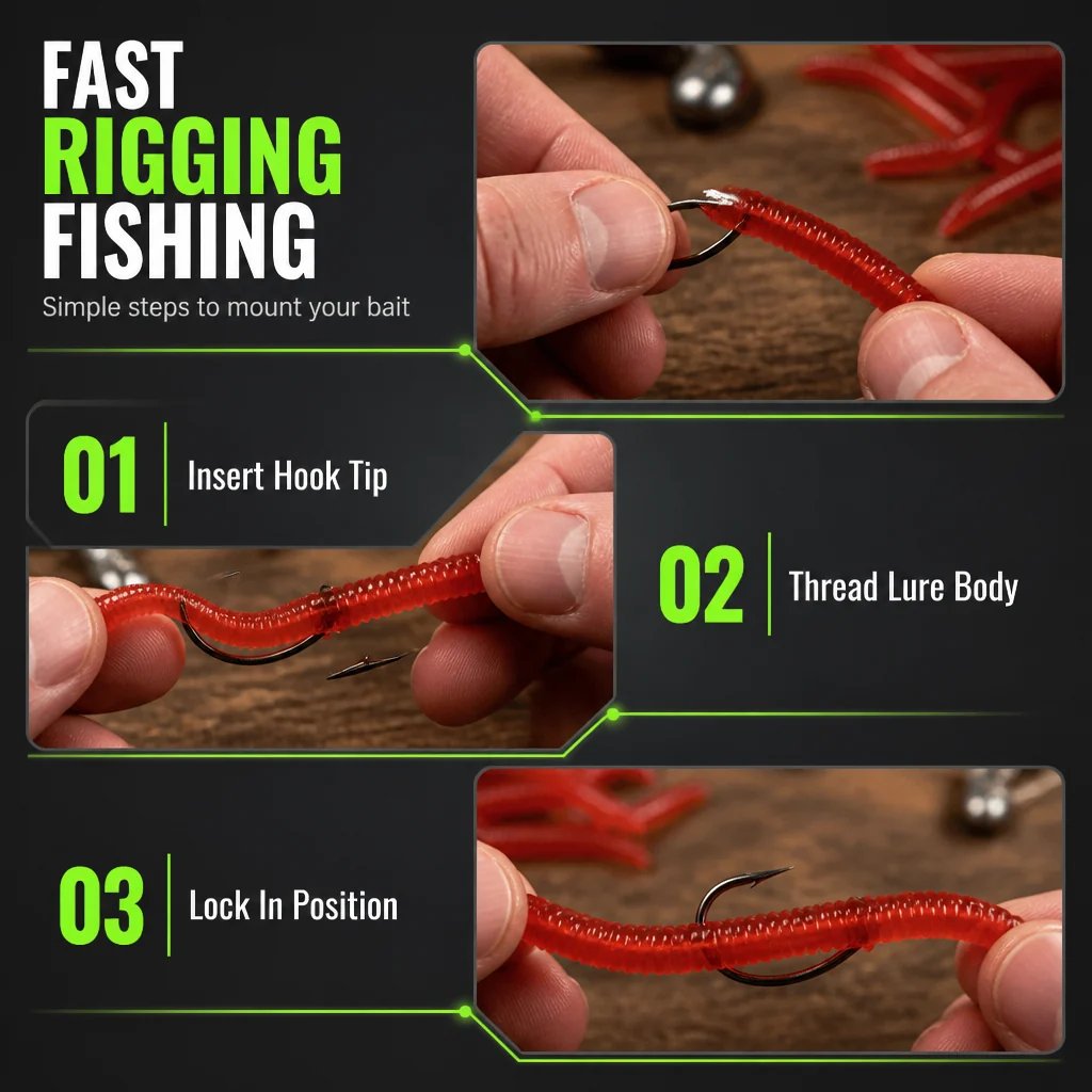📢📢Simulation Earthworm Soft Fishing Lures Shrimp Scented Artificial Worm Baits for Freshwater and Saltwater Pack of 50 or 100 - image 7