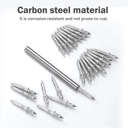 100 Double-Headed Carbon Steel Baseboard Nails🔩 - image 11