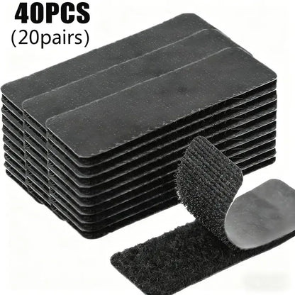 Heavy Duty Water-Resistant Reusable Self-Adhesive Double-Sided Hook-and-Loop Strips - image 1