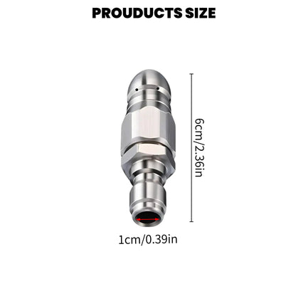 Washer Sewer Jetter Nozzle with Stainless Steel, Mini Compact Durable Sewer Jet Nozzle🚰 - image 10