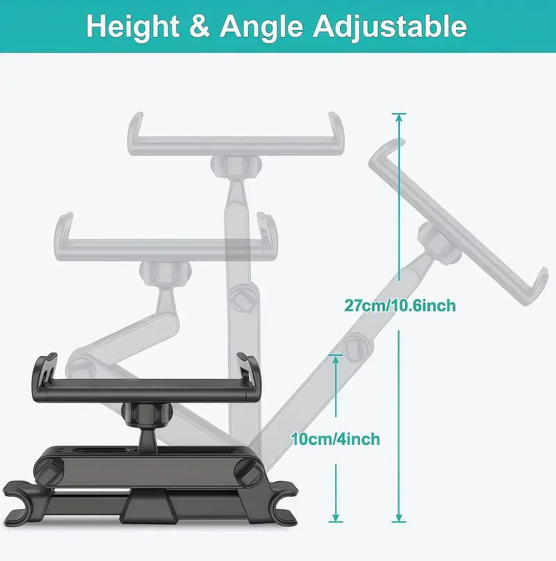 🚗🎁3-in-1 Adjustable Telescopic Arm Car Tablet Mount – Universal Tablet/iPad Holder, Easy-to-Install Hands-Free Mount💎 - image 8