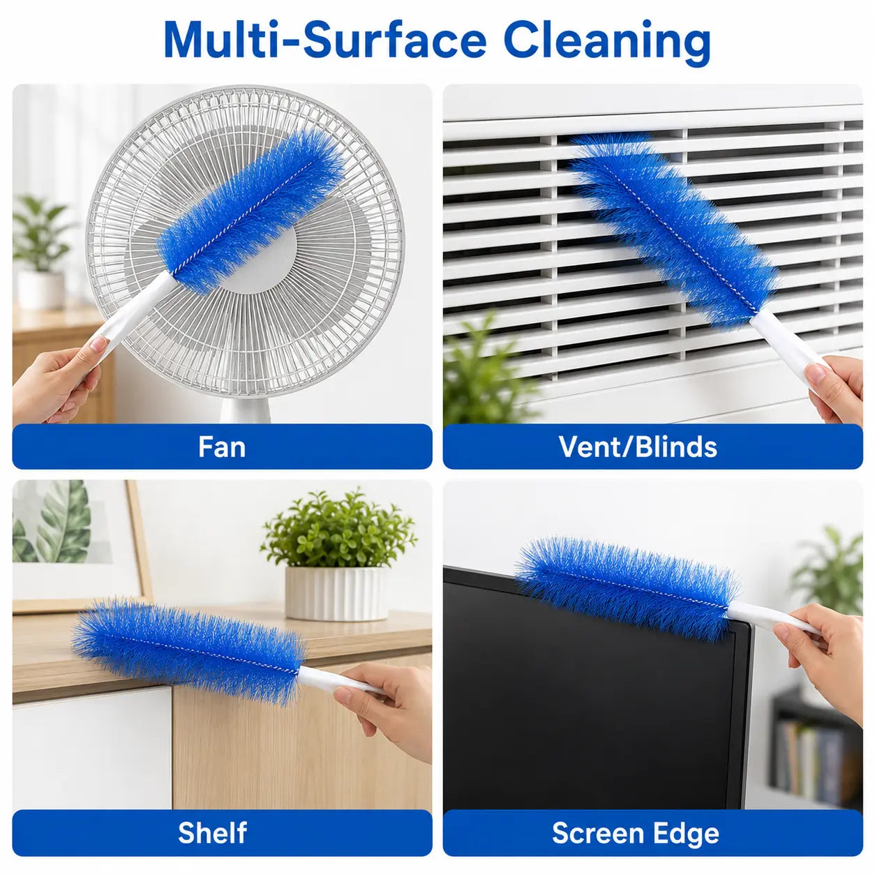 2 Counts Bendable Microfiber Head,Reusable Dust Remover💨 - image 7