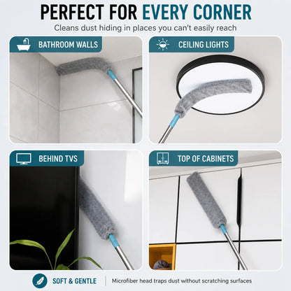 Replacement Gap Duster for Home Corner Place, Durable Flexible Arbitrary Bending Microfiber Dust Brush🧹 - image 9