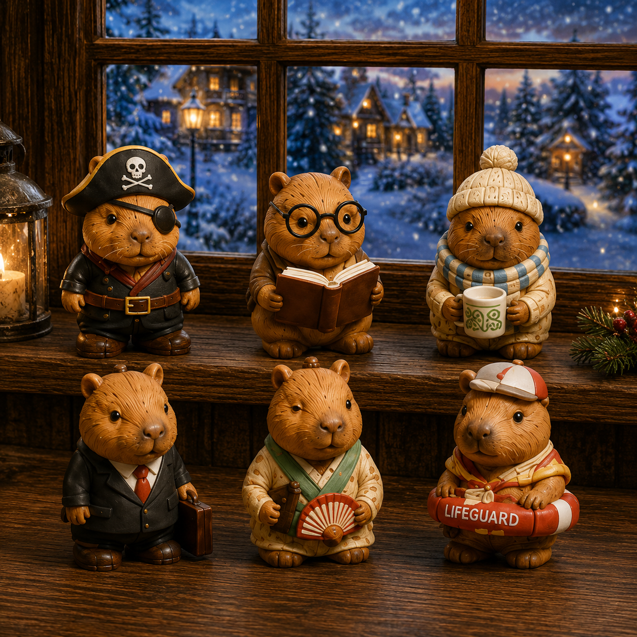 Capybara Advent Calendar 2026 – 24-Day Christmas Countdown with 24 Collectible Capybara Figures