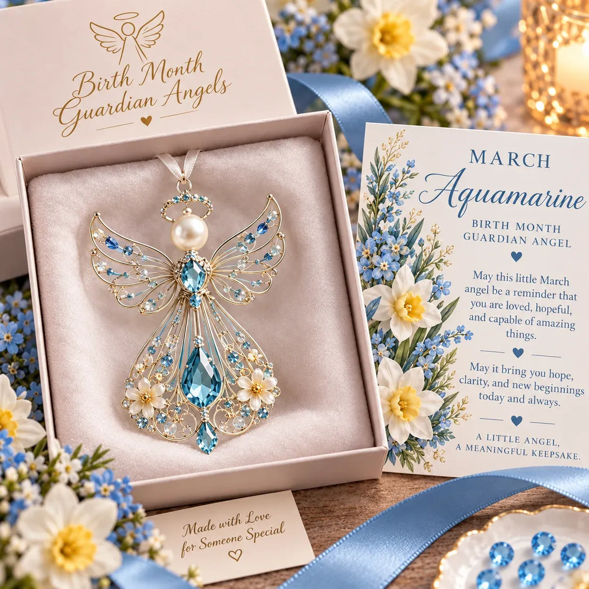 ⏳ Last Day 49% OFF – 👼 Birth Month Guardian Angel | 12 Birthstone-Inspired Keepsakes for Meaningful Gifts ✨ - image 4