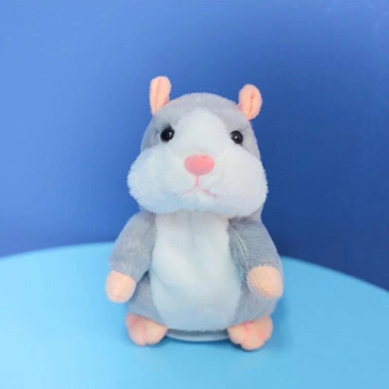 🐹 Talking Hamster Plush – repeats whatever you say, auto head-shaking, hilarious fun for kids & adults 🎁