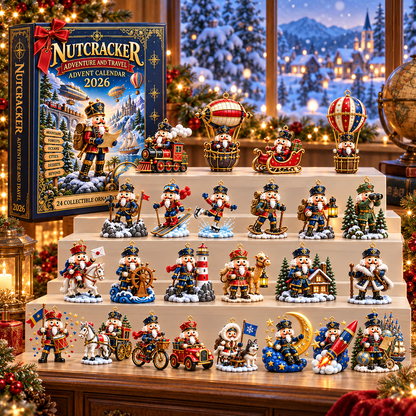 Nutcracker Adventure & Travel Advent Calendar 2026 – 24 Collectible Christmas Ornaments for a Magical Holiday Journey