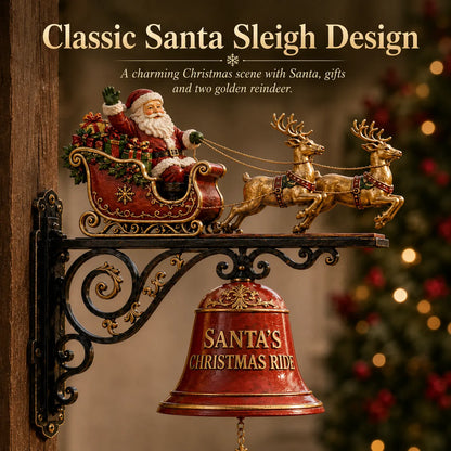 🎅 Santa Sleigh with Reindeer & Bell | 3D Christmas Outdoor Decoration - image 6