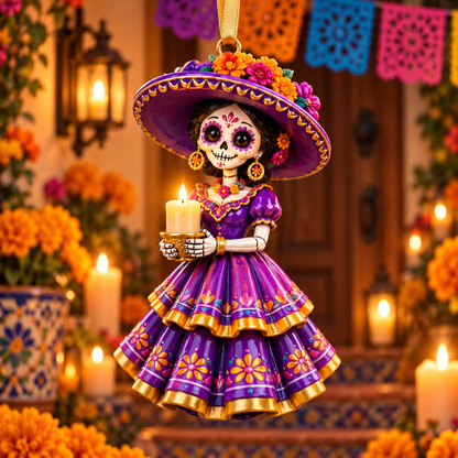 2026 Día de Muertos Ornaments – Folk Art Keepsake Collection Celebrating Love & Remembrance