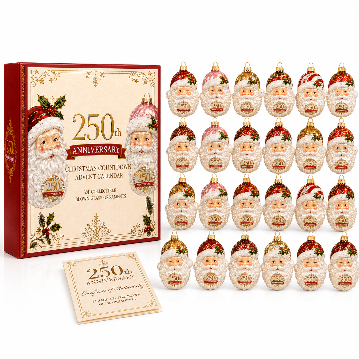✨Santa Claus  Christmas 24-Day Countdown Calendar